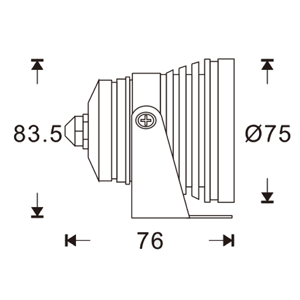 Pond/Pool Light 7W 12V 3000K IP65