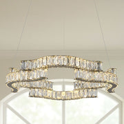 Jura 50w CCT Dim LED 1 Tier Pendant Gold with Remote
