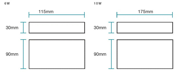 Modus 6W LED CCT Wall Exterior Small Matt Black