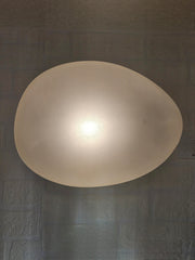 Avalon 5w LED Large Oval Glass Wall Light White