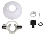 Raked Ceiling Kit to Suit All Eglo Ceiling Fans up to 40 Degrees White