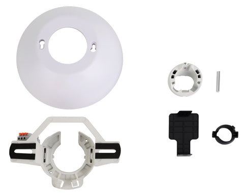 Raked Ceiling Kit to Suit All Eglo Ceiling Fans up to 40 Degrees White
