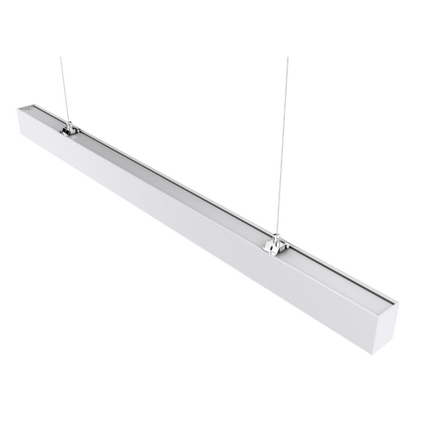 29w 1167mm Linear Light Only with Louvre Lens Black 4000k