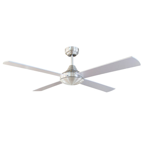 Tempo Plus AC 48 Ceiling Fan Brushed Chrome