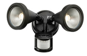 Stinger 2x10w LED Twin Security Sensor Light - Black