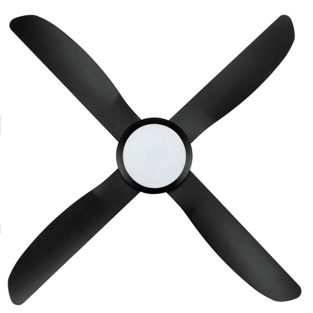 Vector II 56 ABS Ceiling Fan Black with CCT LED