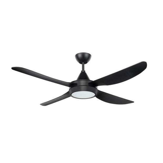 Vector III 56 ABS Ceiling Fan Black with CCT LED