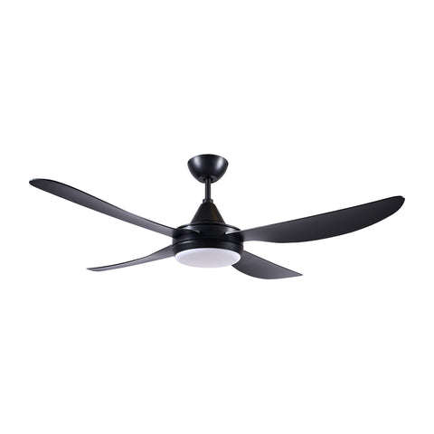 Vector DC 56 Inch ABS Ceiling Fan 18w LED CCT Matt Black