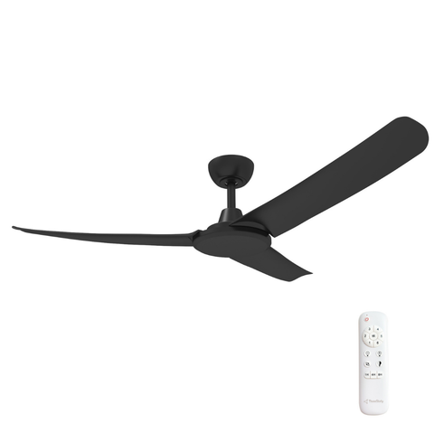 FlatJET 56 3, 4 or 5 Blade DC Ceiling Fan Black