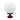 Siena 250mm Opal Sphere Small Pillar Mount Burgundy