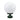 Siena 250mm Opal Sphere Small Pillar Mount Green