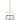 Tournon 3L Pendant Heritage Brass with Black Accents