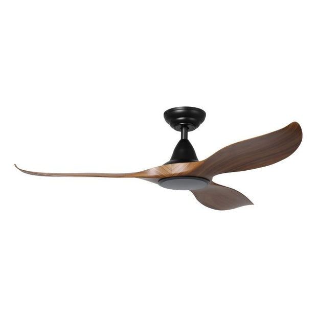 Noosa 52 DC Ceiling Fan Black with New Teak