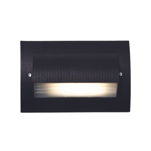 Santorini 6W LED Surface Mount Bricklight Black