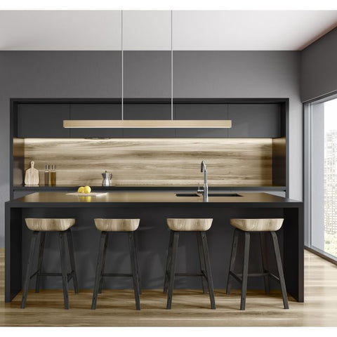 CLIMENE 3 36W LED CCT 1800mm Oak Pendant