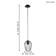 Newtown Pendant Light - Small