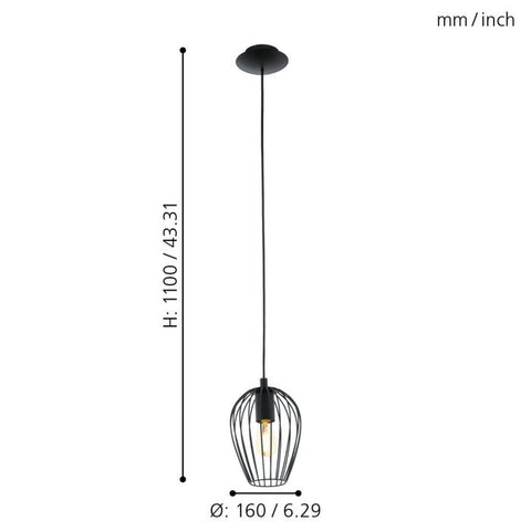 Newtown Pendant Light - Small