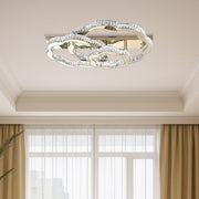 Jura 180w 3CCT Dimmable LED 3 Tier CTC Light with Remote Gold