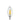 4W E12 12V DC Clear Candle 350lm CRI90 Dimm 2700K
