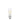 4W Tubular LED Bulb E27 Clear in Warm White