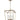 Dianna 4 Light Small Pendant Satin Brass