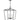 Dianna 4 Light Medium Pendant Midnight Black