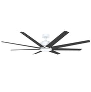 Titanic RWS 72 DC Ceiling Fan White with Black Blades