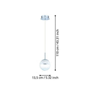 Montefio 1 LED Single Pendant Light
