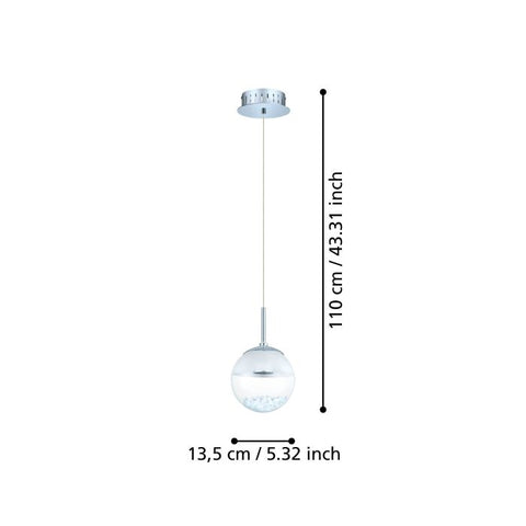 Montefio 1 LED Single Pendant Light