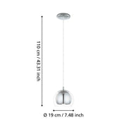 Rocamar Pendant Light Chrome