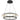 Ariva 62 LED Pendant - Black Sand