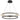 Ariva 80 LED Pendant - Black Sand