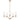 Brevan 5LT Pendant - Antique Gold E27