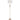 Poetix Floor Lamp - Matt Gold/Ivory E27 (with foot switch)