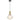 Verdun 26cm Pendant Light Small - Antique Gold/Frost E27