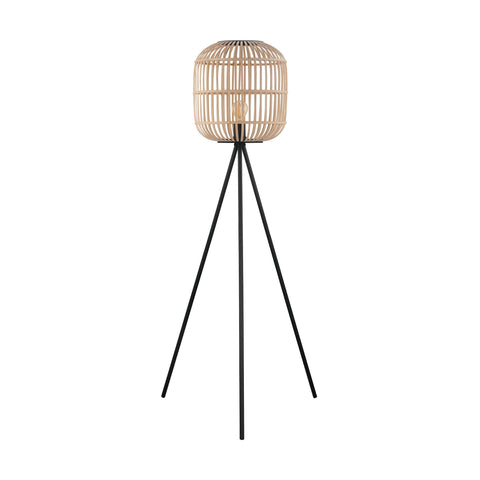 Bordesley Rattan Tripod Floor Lamp