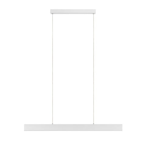 Climene 2 29W Tri Coloured LED Linear Pendant Matt White