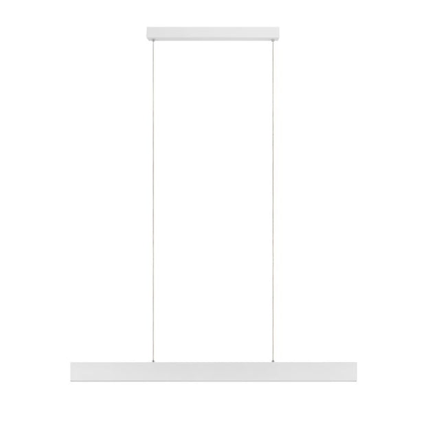 Climene 2 29W Tri Coloured LED Linear Pendant Matt White