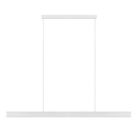 Climene 2 38W Tri Coloured LED Linear Pendant Matt White