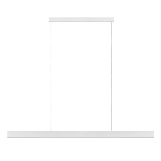 Climene 2 38W Tri Coloured LED Linear Pendant Matt White