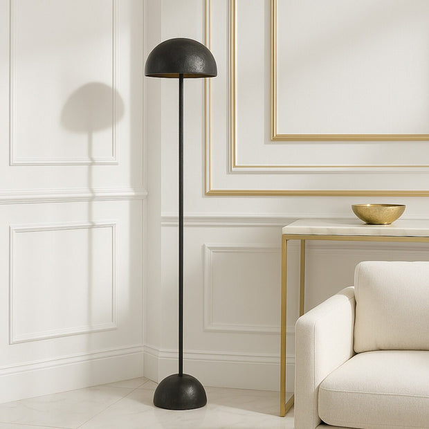 Ferum 2 x E27 Floor Lamp Black Patina