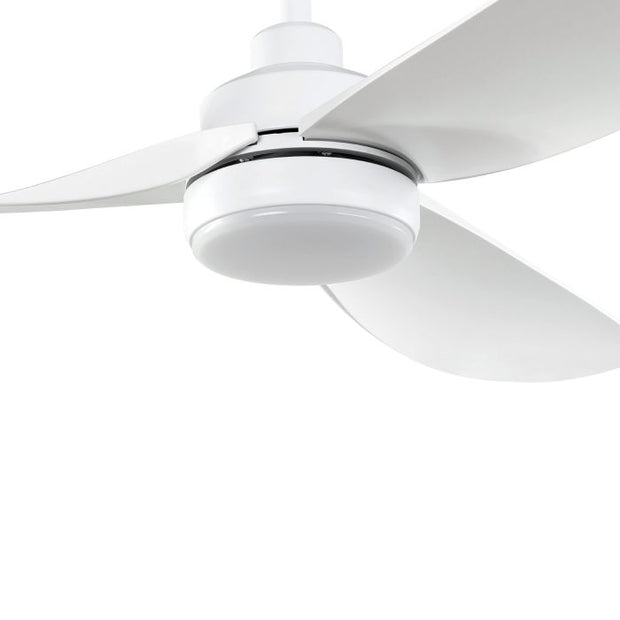 Torquay 56 Inch White DC Ceiling Fan with 20w LED Tri Colour