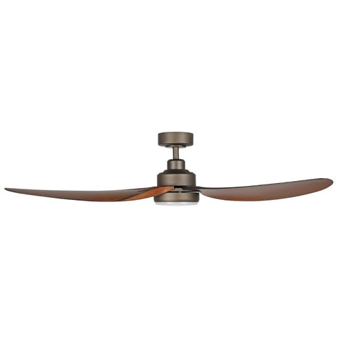 Torquay 56 Inch Oil Rubbed Bronze DC Ceiling Fan with 20w LED Tri Colour with ABS Blades