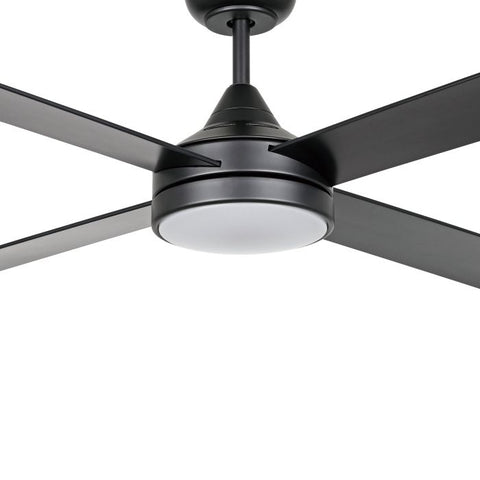 Stradbroke 48 DC Fan Black 20w CCT LED