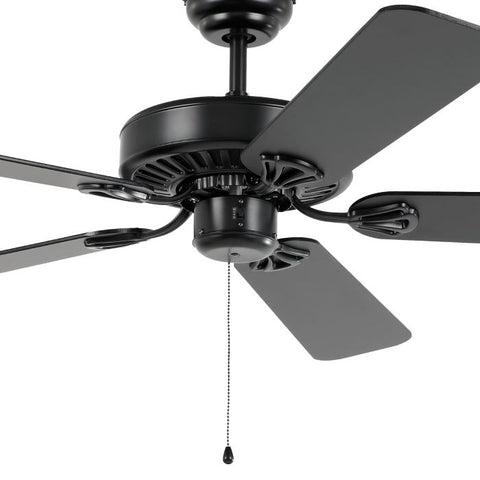 Waikiki 52 Inch Matt Black Ceiling Fan