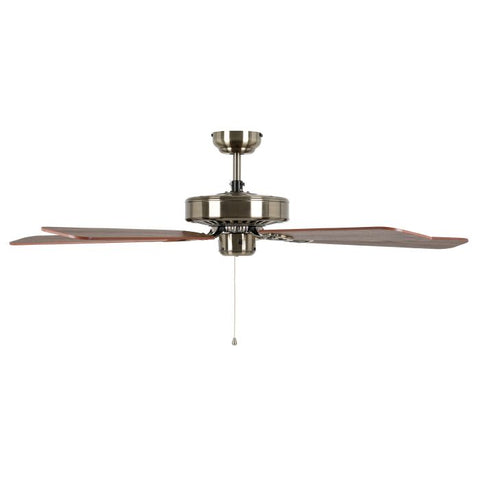 Waikiki 52 AC Ceiling Fan Antique Bronze with Walnut Blades