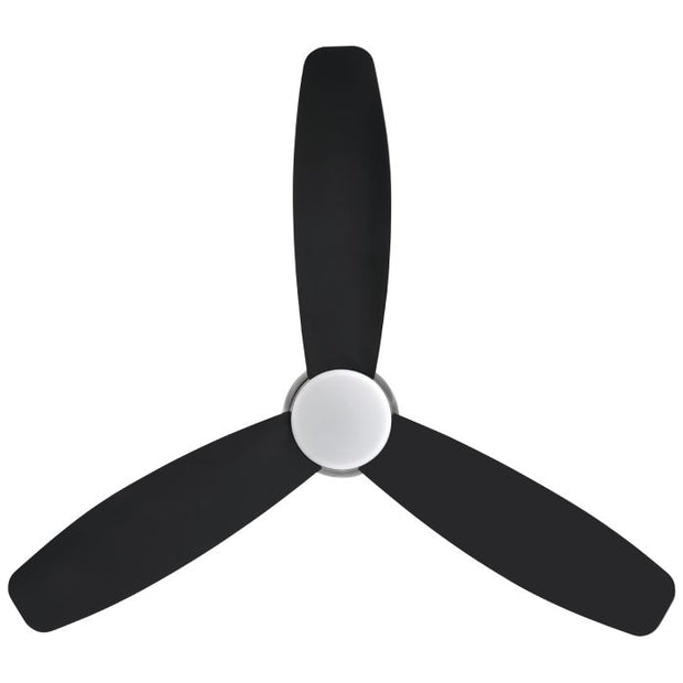 Seacliff 44 Inch Black DC Ceiling Fan with 15w LED Tri Colour