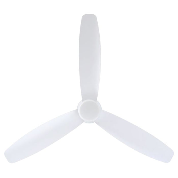 Seacliff 52 Inch White DC Ceiling Fan with 15w LED Tri Colour