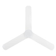 Iluka 52 Inch DC White Ceiling Fan with 18w Tri Colour LED