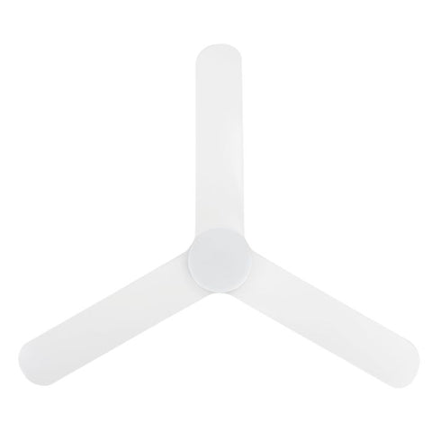 Iluka 52 Inch DC White Ceiling Fan with 18w Tri Colour LED